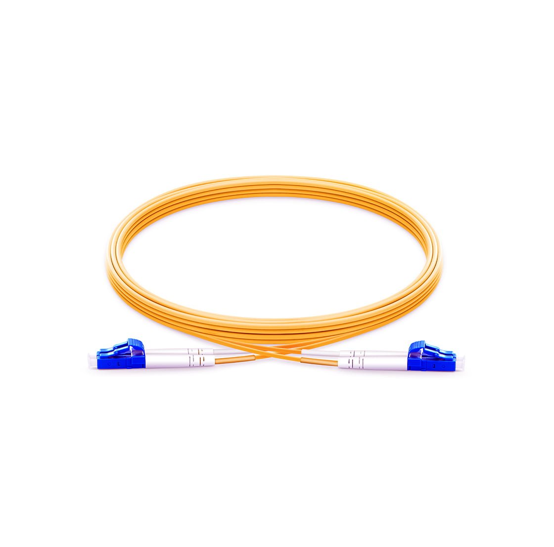6ft LC UPC to LC UPC Duplex Fiber Optic Patch Cable SM 2m Single Mode 