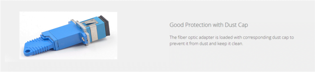 E2000-SC Fiber Hybrid Adapter