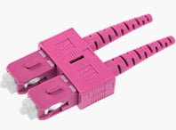 SC Duplex Connector 2.0mm Violet