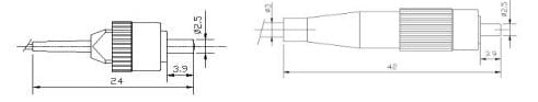 FC connector drawing