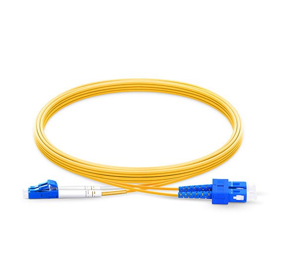 328ft 100M LC to SC SingleMode,9/125,Optical Fiber Cable Patch Cord Duplex 