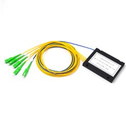 1X4 Fiber Optic PLC Splitter ABS Module 2.0mm SC APC