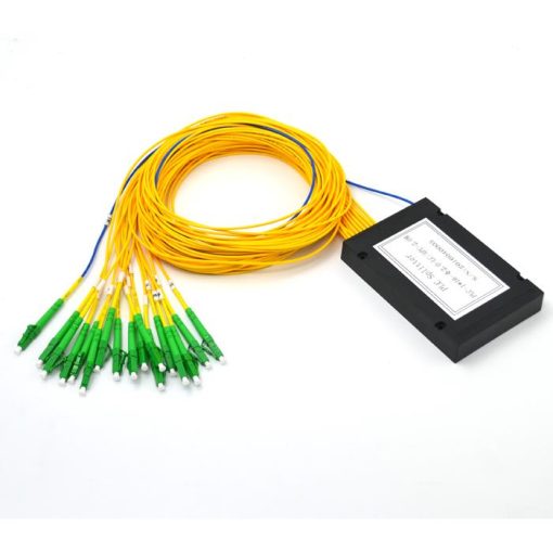 1X16 Fiber Optic PLC Splitter ABS Module With LC/APC Connector