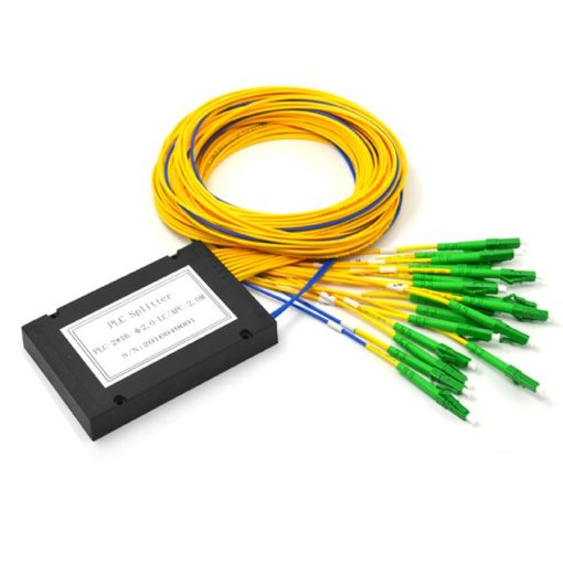 2x16 Fiber Optic PLC Splitter ABS Module 2.0mm With SC/APC Connector