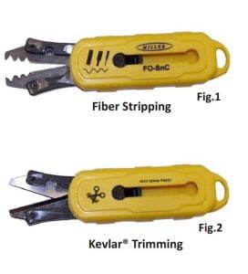 FO-SNC MILLER Fiber Optic Stripping and Kevlar Cutting Tool 