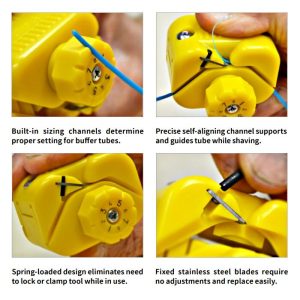 Miller MSAT-16 16-Channel Mid-Span Fiber Access Tool MSAT 16 for loose tube cables ranging from 1 to 3 mm