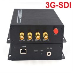 4 Channels 3G SDI To Fiber Optic Media Converters