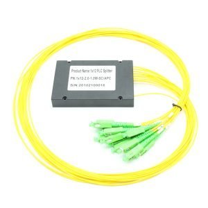 1x12 PLC ABS Optical Fiber Splitter SC APC