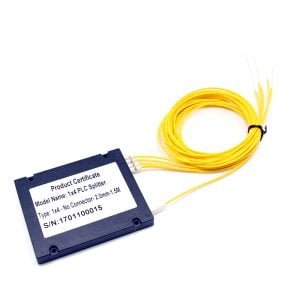 1x4 PLC ABS Optical Fiber Splitter