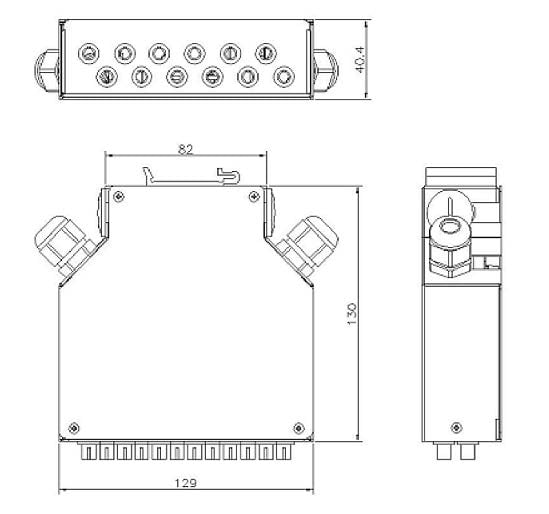 Din Rail splice box 2